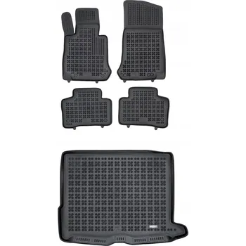 autokoberec Gumová sada autokoberců a vana do kufru Mercedes GLC I X253 2019-2022 (nekompatibilní s hybridní verzí H)