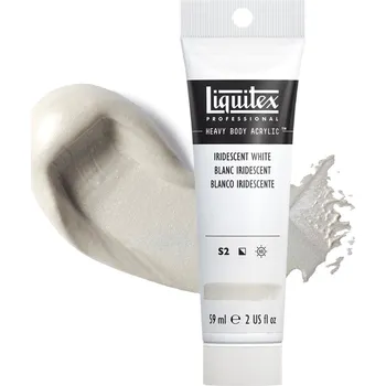 Vodová barva Akrylová barva Liquitex Heavy Body - Iridescent White