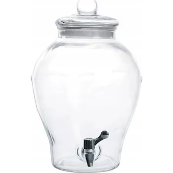 Dóza na potraviny Dóza na nápoje zavařovací sklenice nádoba na nápoje s kohoutkem a kohoutkem 6,5 l