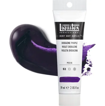 Vodová barva Akrylová barva Liquitex Heavy Body - Dioxazine Purple