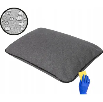 Polštář Polštář Hobbygarden 33 x 52 x 12 šedý