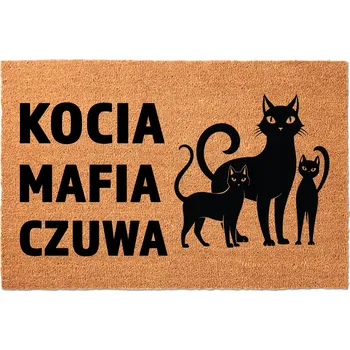 Hotová gumová kokosová rohožka 40 x 60 cm