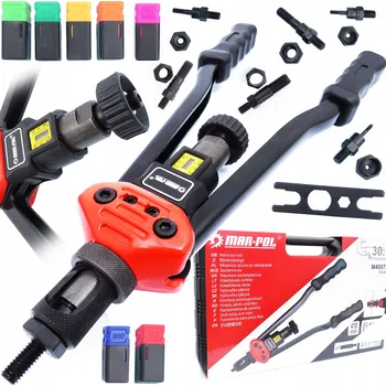 Nýtovací pistole Ruční nýtovací kleště na nýtovací matice Mar-Pol M49572