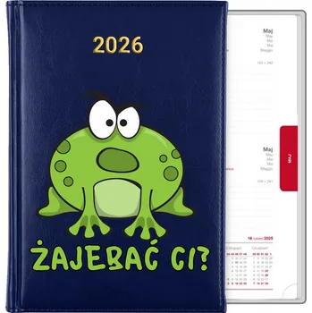 Kalendář Knižní kalendář 2026 A5 modrý