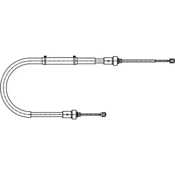 Lanko parkovací brzdy Tažné lanko, parkovací brzda FTE (9250595)