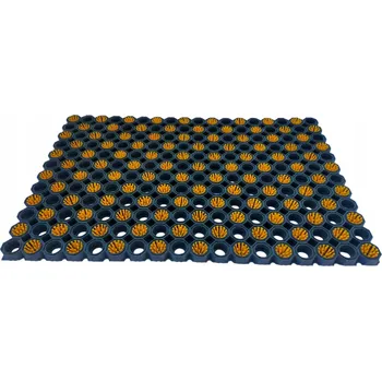 Rohožka Gumová rohožka venkovní, hotová k použití, 100 x 75 cm