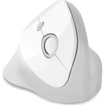 Myš CONNECT IT Vertikální ergonomická bezdrátová myš, bílá