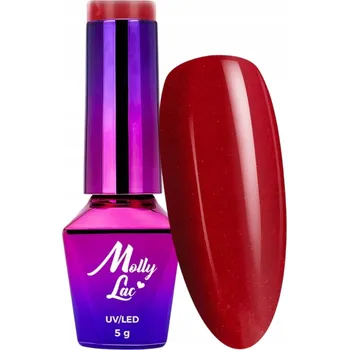 Přípravek na nehty Hybridní lak MollyLac Glowing Time Monarchy 5 g Č. 234