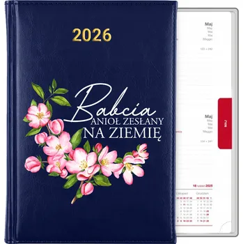 Kalendář Knižní kalendář 2026 A5 modrý