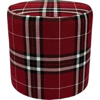 Taburet Taburet čalouněný Max Mebels červený