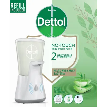 Dávkovač mýdla DETTOL Bezdotykový dávkovač mýdla Náplň Sada
