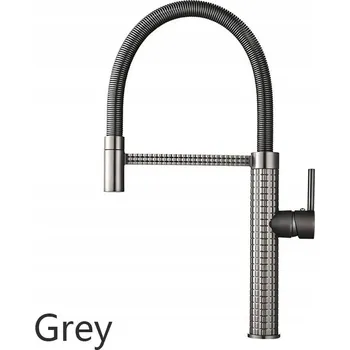Vodovodní baterie Kuchyňská stojánková baterie WaterMark Spring Graphite FUTURE stříbrná, šedá
