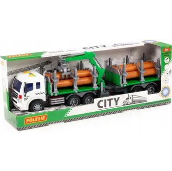 autíčko Wader Náklaďák "City" s přívěsem a zvedákem.