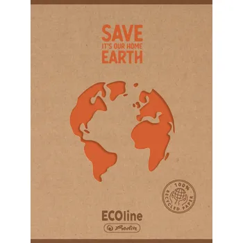 Sešit Sešit A5 80 listů čtverečkovaný ECO LINE mix vzorů Herlitz