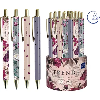 Propiska automatická modrá Interdruk