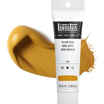 Výtvarná barva Akrylová barva Liquitex Heavy Body - Yellow Oxide