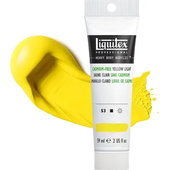 Vodová barva Akrylová barva Liquitex Heavy Body - Cadmium Free Yellow Light