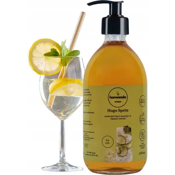 Příprava sody Sirup HomeSoda Hugo Spritz Bez Cukru Koncentrát pro Sodastream