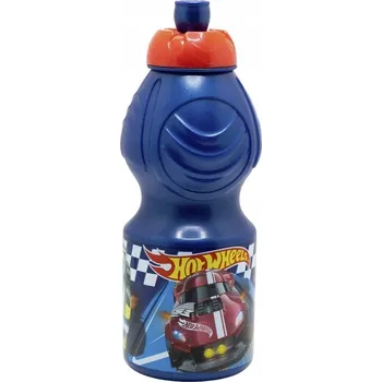 Láhev Dětská sportovní Lahev Na Pití Hot Wheels Stor bez BPA 400ml