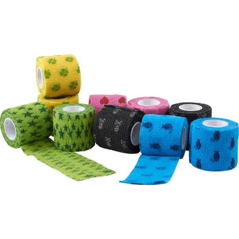 KRUUSE adhezivní obinadlo Fun-Flex 5 cm x 4,5 m Varianta: čtyřlístky