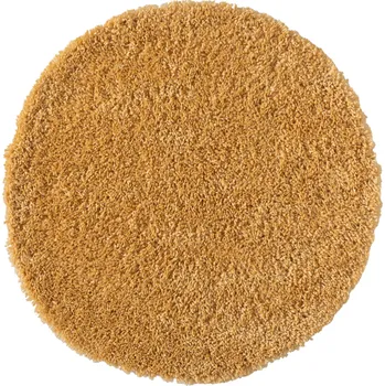 Koberec Kusový koberec My Shaggy goldgelb kruh, 120x120 (průměr) kruh, žlutá, chodba / předsíň, My Flair - 1 rok na vrácení + DOPRAVA ZDARMA k Vám i zpět