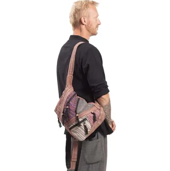 Městský batoh Batoh ETNO multipocket světlý I.