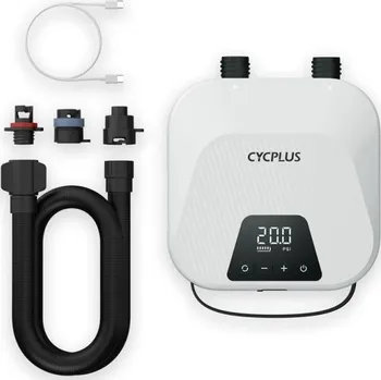 Elektrická nafukovací pumpa AIRBANK 20PSI pro SUP prkna a kajaky 4000mAh 11V PVC kompresor s displejem a příslušenstvím