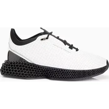 Pánská běžecká obuv PORSCHE DESIGN 3D MTRX III Sneaker Trainers Obuv sportovní volnočasová bílá (Prémiová teniska s inovativní mezipodešví vytištěnou 3D tiskem a exkluzivními detaily z uhlíkových vláken a kůže.)