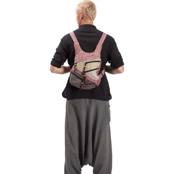 Městský batoh Batoh ETNO multipocket světlý XII.