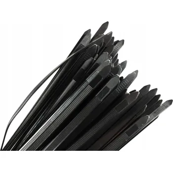 Stahovací páska STAHovací PÁSKY KABELOVÉ STAHOVACÍ PÁSKY SVORKY 7,6 mm / 600 mm ČERNÉ 100 ks