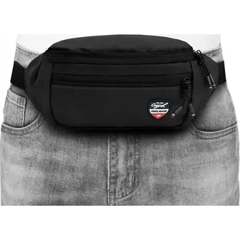 Ledvinka Pako Jeans ledvinka pánská, sportovní ledvinka, ledvinka černá