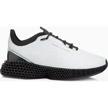 Pánská běžecká obuv PORSCHE DESIGN 3D MTRX III Sneaker Trainers Obuv sportovní volnočasová světle ledovcově šedá (Prémiová teniska s inovativní mezipodešví vytištěnou 3D tiskem a exkluzivními detaily z uhlíkových vláken a kůže.)
