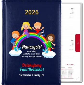 Kalendář Knižní kalendář 2026 A5 modrý