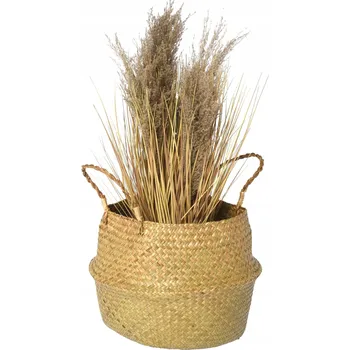 Obraz OTE Košík s motýly L, skládací, Tráva , 30×33 cm, boho styl