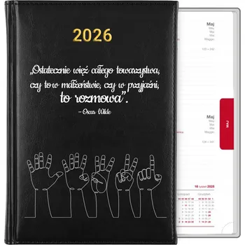 Kalendář Knižkový kalendář 2026 A5 žlutý