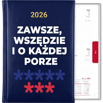 Kalendář Knižní kalendář 2026 A5 modrý