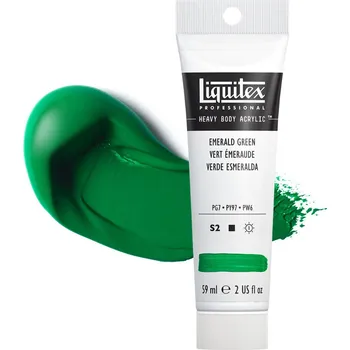 Vodová barva Akrylová barva Liquitex Heavy Body - Emerald Green