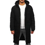 DLOUHÁ PROŠÍVANÁ ZIMNÍ BUNDA PÁNSKÁ ČERNÁ 91M9912 DENLEY_S/48