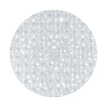 Protiskluzová podložka Spirella protiskluzová kulatá podložka do sprchy RIVERSTONE, průhledná, PVC, 57 cm