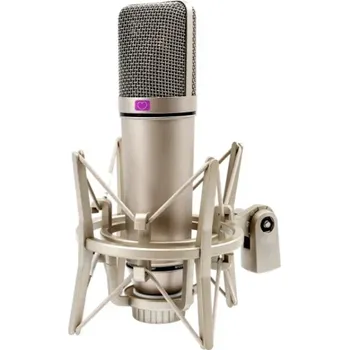Mikrofon Mikrofon na podcasting s kovovým stativem a ochranou proti otřesům XLR kabel 26mm transduktor frekvence 40Hz-16kHz studio