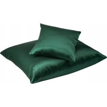 Povlak na polštářek Hedvábný povlak na polštář 70x80 cm, 100% hedvábí – lahvově zelená zeleň