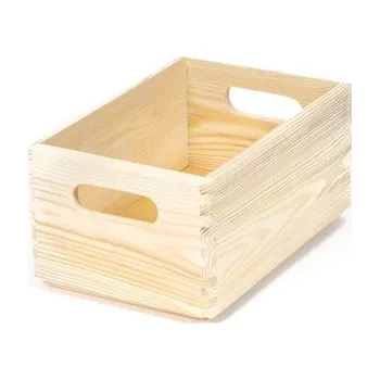 Úložný box Compactor dřevěný úložný box SKYR - XS, 20 x 15 x 9 cm, přírodní borovice