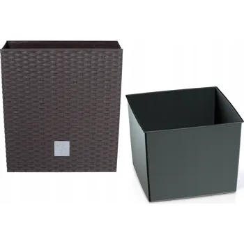 Květináč Béžový plast Květináč Prosperplast 32 cm x 32 x 32,5 cm