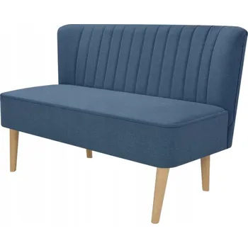 Pohovka Sofa 117x55,5x77 cm, modrá látka