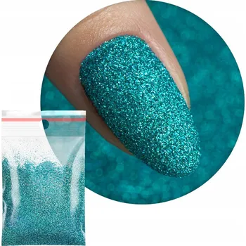 Prášek Ozdoby Na Nechty GNBLAB 20g Kosmetický Tyrkysový Třpytky Č. 44