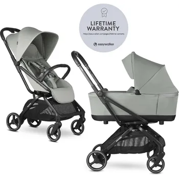 Kočárek pro psa EASYWALKER Kočárek kombinovaný Rockey M Fresh Green