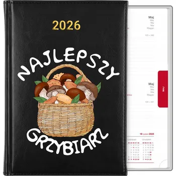 Kalendář Knižkový kalendář 2026 A5 černý