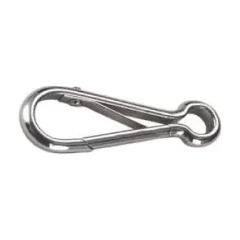 Pružinová karabina Simplex 40 mm, poniklovaná