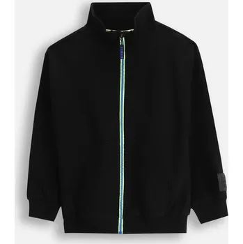 Chlapecká mikina Rozepínací Mikina Chlapecká Černá Tepláková Mikina 092 Coccodrillo WC5