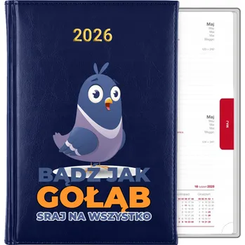 Kalendář Knižní kalendář 2026 A5 modrý